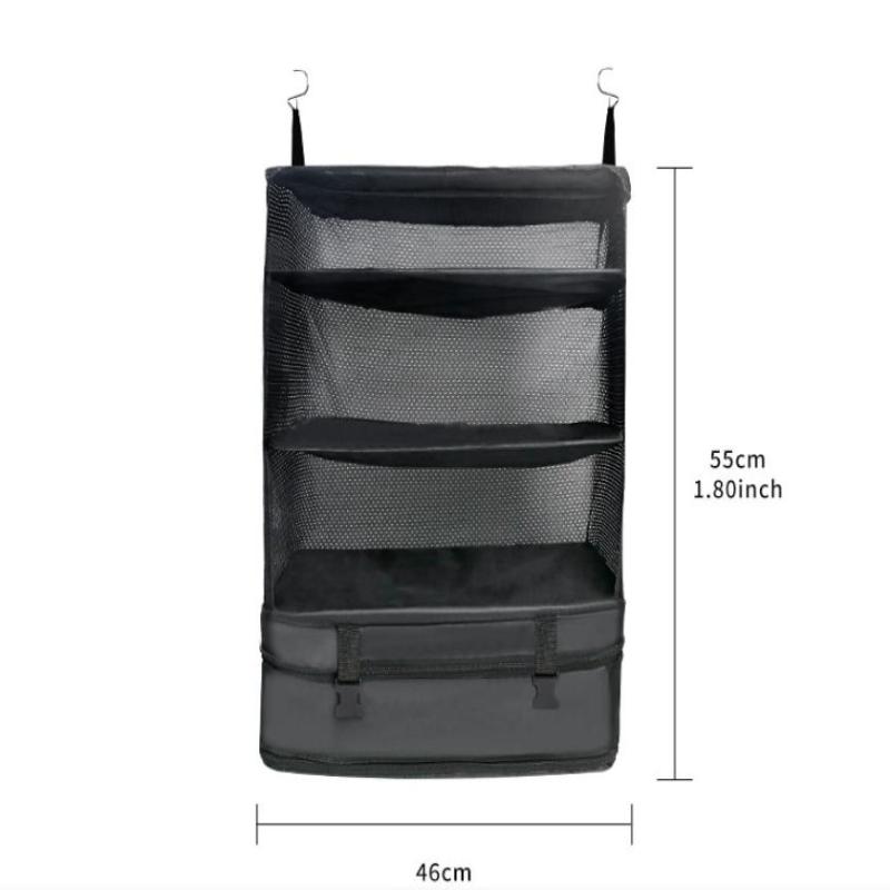 1 Set Housewares Luggage Travel Organizer Travel Essentials Hanging Packing Cubes Hanging Shelves Laundry Storage Compartment