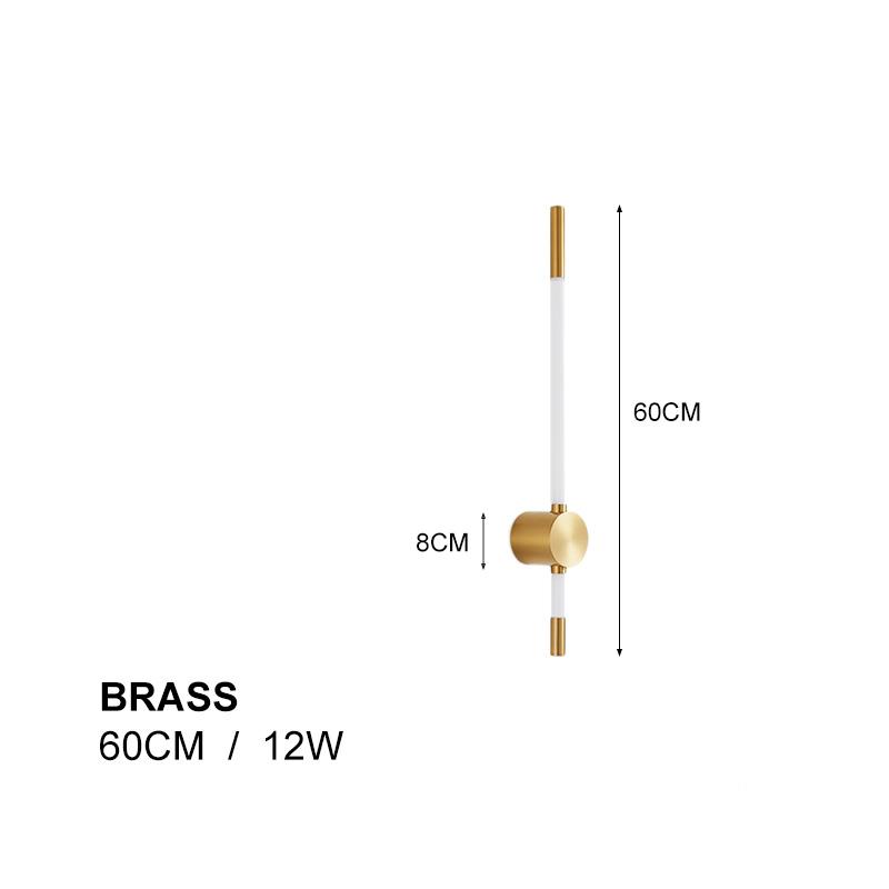 Simple and long Led wall lamp Nordic luxury home decoration wall lamp bedroom lighting stairs corridor indoor bathroom wall lamp