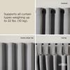 UMBRA Ringlet Curtain Rod, 107-305cm, Matte Black