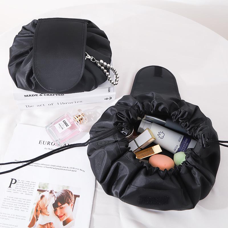 2025 Women's Large-Capacity Drawstring Makeup Bag: New Portable Cosmetics Storage for Outings