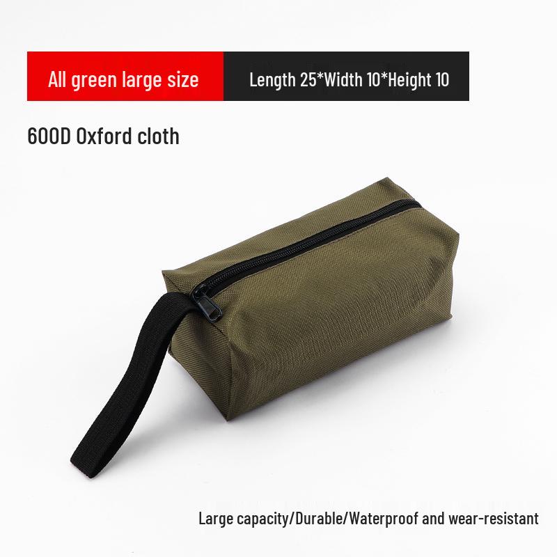 Heavy-Duty Canvas Tool Bag with Multifunctional Oxford Cloth for Electricians