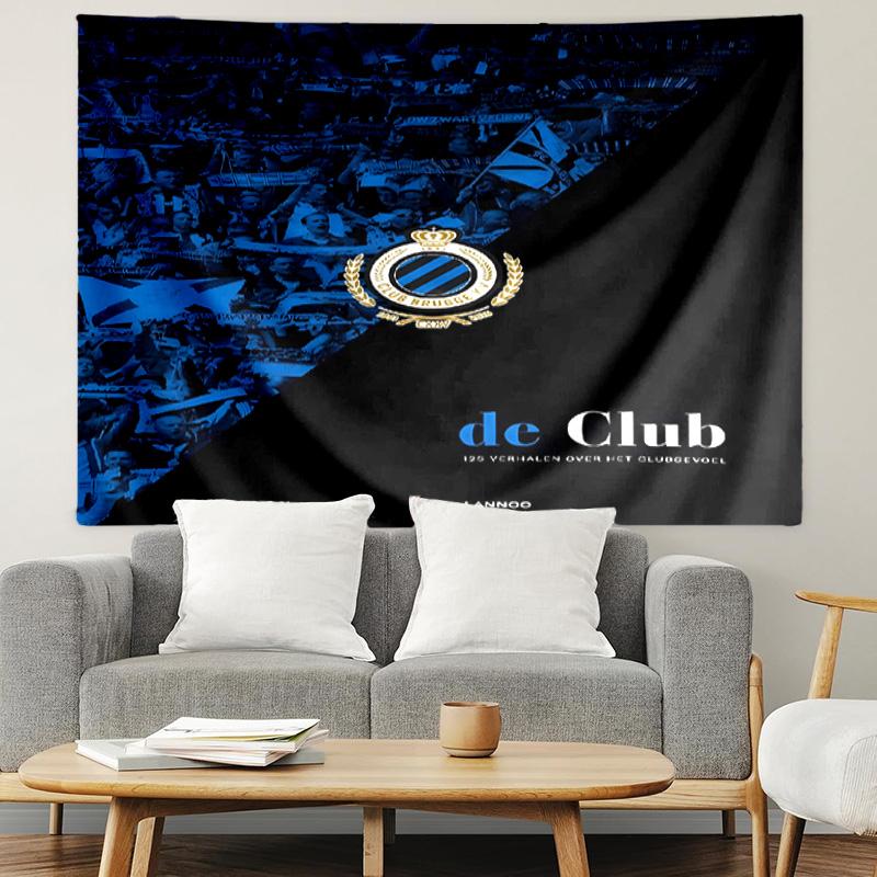 Club Brugge K V Print Tapestry, Lightweight Wall Hanging, for Bedroom, Dorm, Living Room, Home Art Decor, Birthday Christmas Gift for Friends
