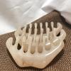 1Pcs Resin Beeswax Guasha Massager Head Meridian Massage Comb Face Neck Acupuncture Therapy Gouache Scraper Scalp Relaxation
