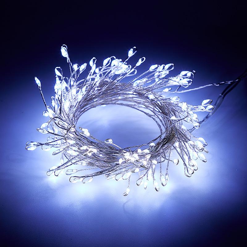 3/6M USB Power LED Firecracker String Lights Remote Control Garland Fairy Lights for Wedding Party Garden Christmas Decoration