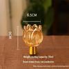 Luxury Glass Candle Holder for Romantic Dining Table Decor