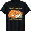 Cat Lover Sleeping Cat A Cats Gotta Do Funny Saying T Shirt Vintage Washed Graphic Slightly Comfortable Designer Clothes