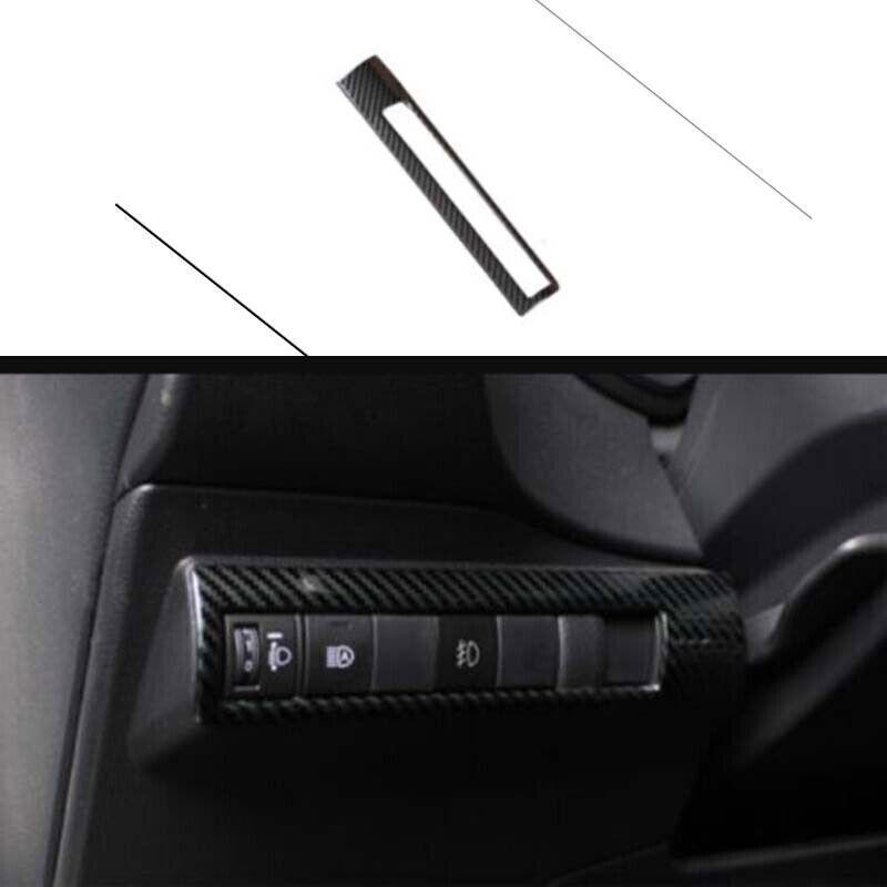 For Toyota Corolla Control Frame Steel Carbon Fiber Headlight Switch -