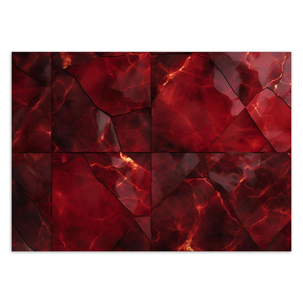 Wallpaper Red Marble 3D
