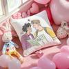 Cartoon H-HeartstopperS Cushion Cover Pattern Printed Pillowcase for Living Room Sofa Cushion Cover & Bedroom Decor