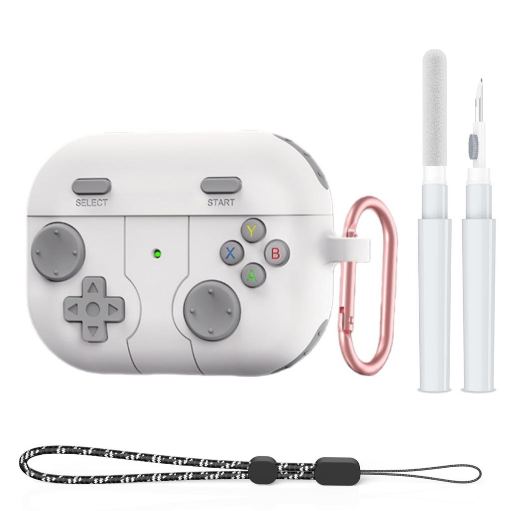 Niedliche Hülle für AirPods Pro 3 Hülle (2025) Lustiges 3D-Spieldesign mit Reinigungskit Schutz-Silikonhülle für AirPods Pro 3