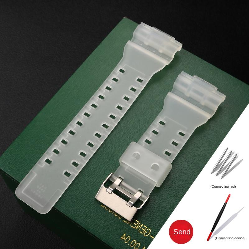 Harzarmband für CASIO G-SHOCK GA-110/100/400/700 GD120GA GW-8900 wasserdichtes Camouflage-Gummi-Uhrenarmband Herren-Uhrenzubehör