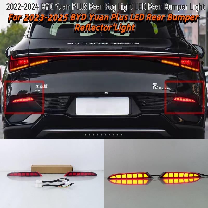 BYD Yuan Plus Rear LED Fog Bumper Light 2022-2024