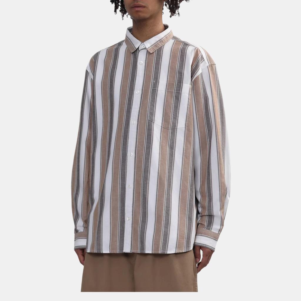 Carhartt WIP Shirts Men's Lapel Moderate Straight Fit CHXSTI034881O
