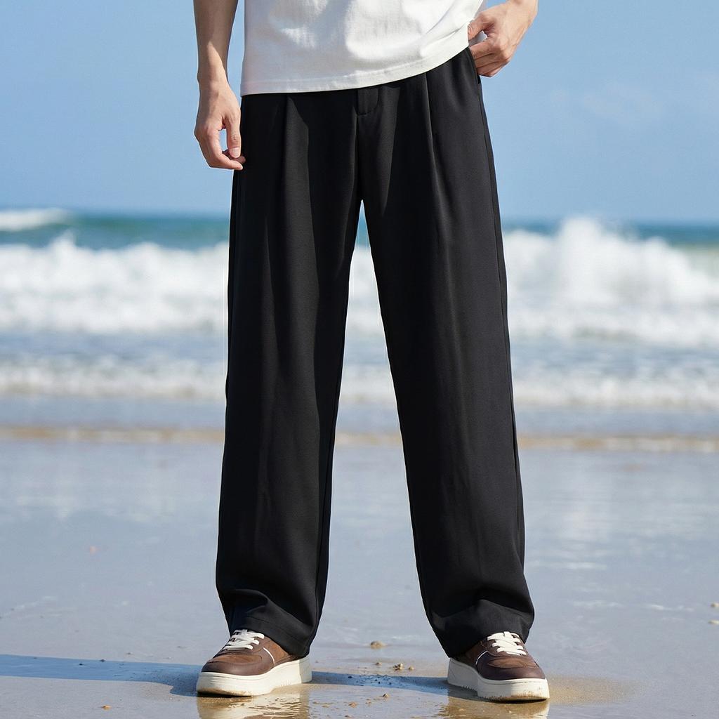 Men's Wide Leg Casual Pants