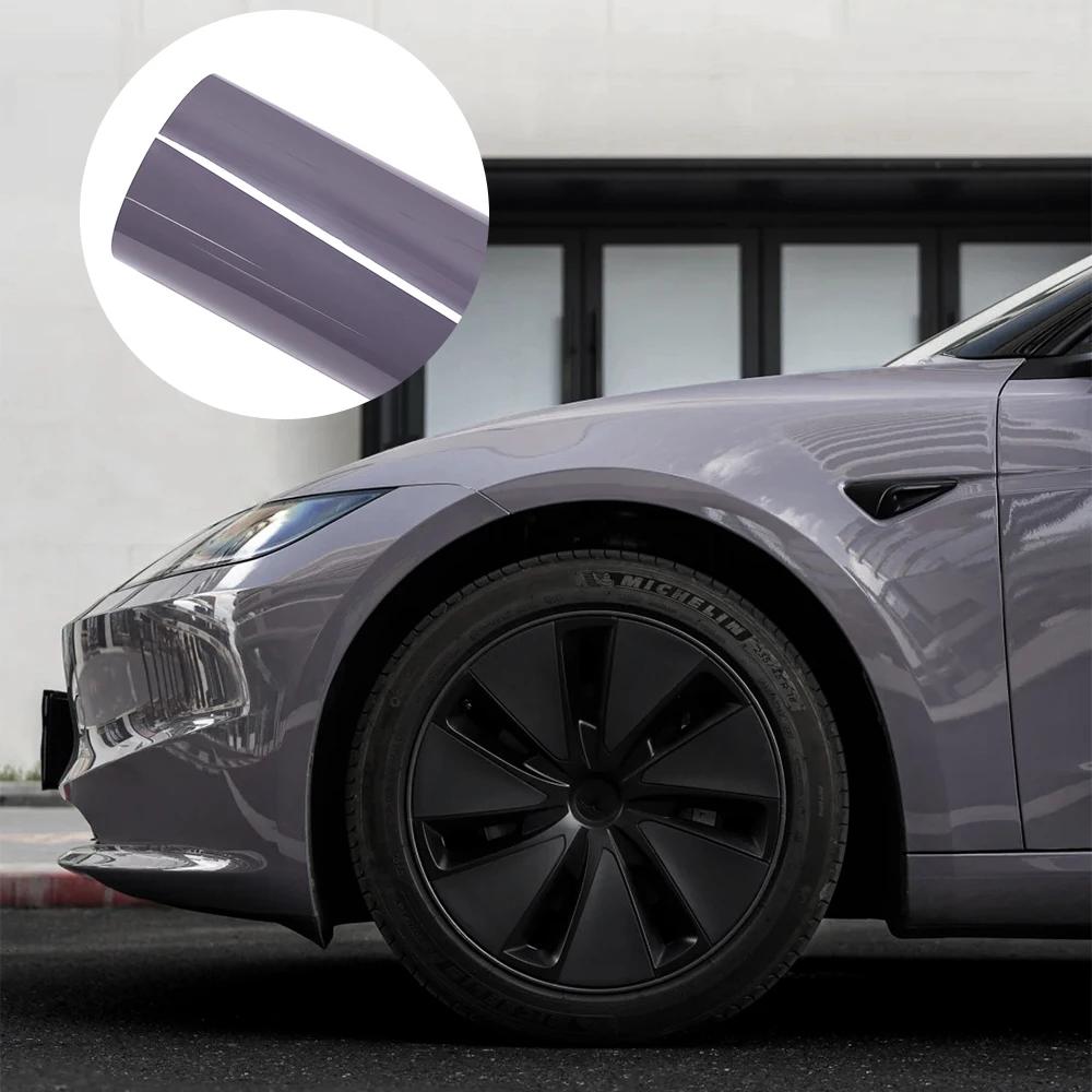 

Car Sticker Gloss Provence Purple Bubble Free Vinyl Film Auto DIY Decal PET Vehicle Body Self Adhesive Sticker Car Accessories 10x152cm