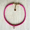 Boho Colorful Rope Chain Adjustable Zircon Necklace Women Minimalist Gold Plated Zircon Pendant Choker Fashion Jewelry Gift