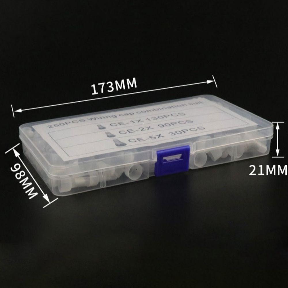 250 Pcs Waterproof Closed End Crimp Connectors Connectors Kit Terminals Connector  Cable