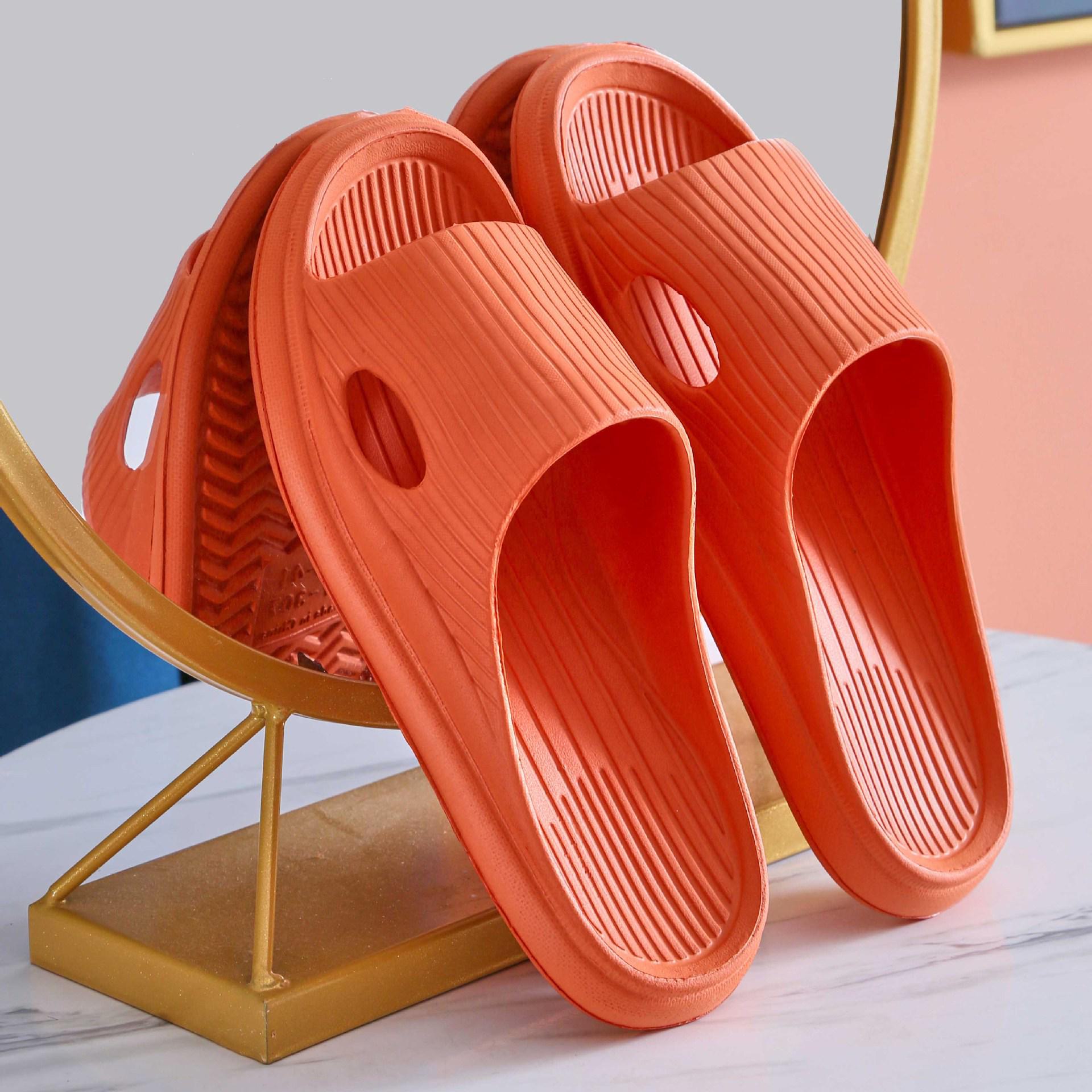 

Мужские и женские летние нескользящие сандалии и тапочки для дома и ванной комнаты 36-37 оранжевый