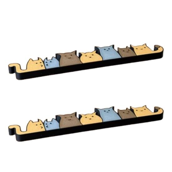 1/2Pcs Cat Refrigerator Magnet Photo Holder Home Office Kitchen Whiteboard Locker Fridge Kitten Magnetic Decoration Ornament