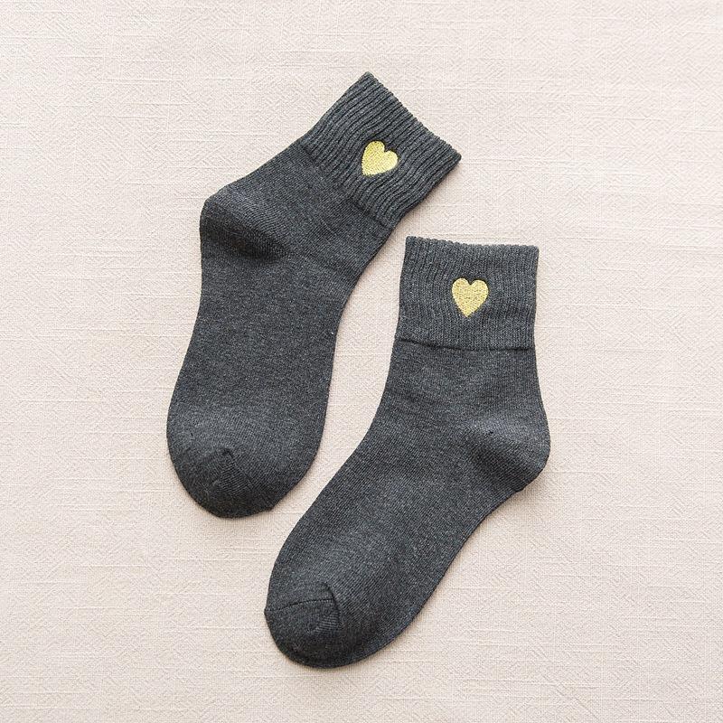 20 Spring And Summer Thin Cass Socks, Women'S Japanese Vertical Striped Glass Silk Medium Tube Socks, Fashionable Color Matching Women'S Socks