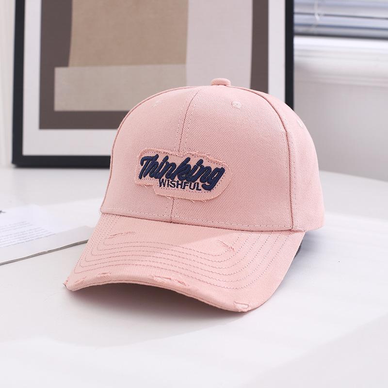 Baseball Cap Spring And Autumn Women'S Hard Top Fashion Men'S Cap Versatile Casual Embroidery Hat Shade Summer