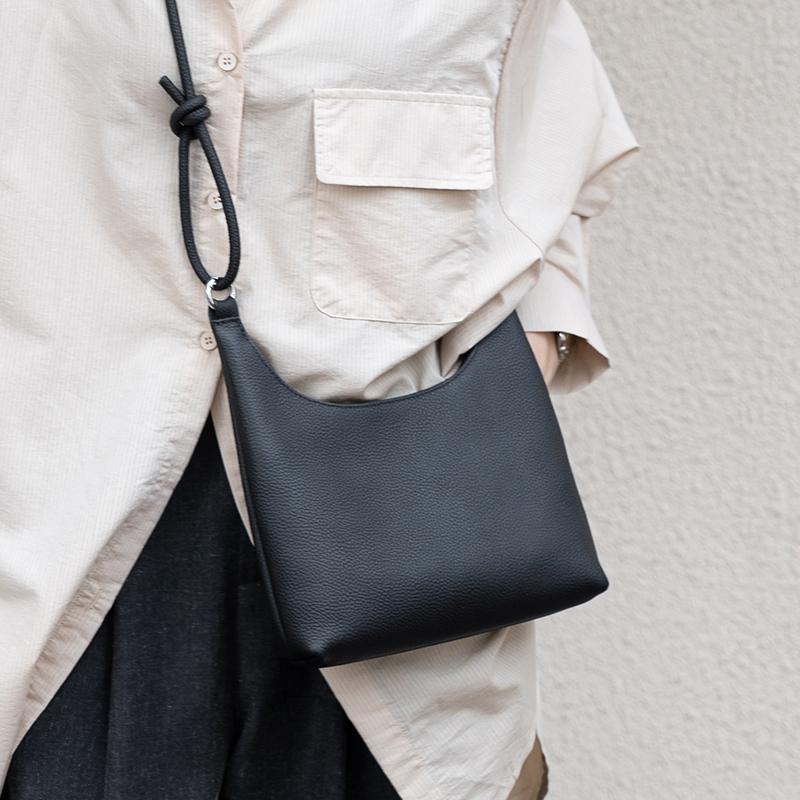 Ladies Cow Genuine Leather Messenger Bag Women's Fashi Retro Versatile Shoulder Handbags Female Crossbody Bags for Lady New