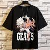 Summer Print Men's T-shirt Spring Summer Street Hip-Hop Casual Shirt Versatile and Trendy