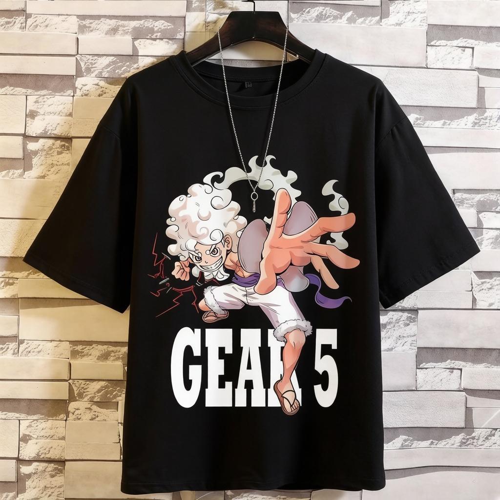 Summer Print Men's T-shirt Spring Summer Street Hip-Hop Casual Shirt Versatile and Trendy