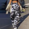 Trendy Uformell Streetwear for kvinner Baggy Cargo-bukser med lommer Bukser med brede ben Løse kjeledresser Lange bukser