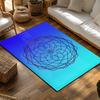 Geometric Pattern Area Rug Non Slip Floor Mat Home Decor Living Room Bedroom Carpet Modern Abstract Design Home Accent