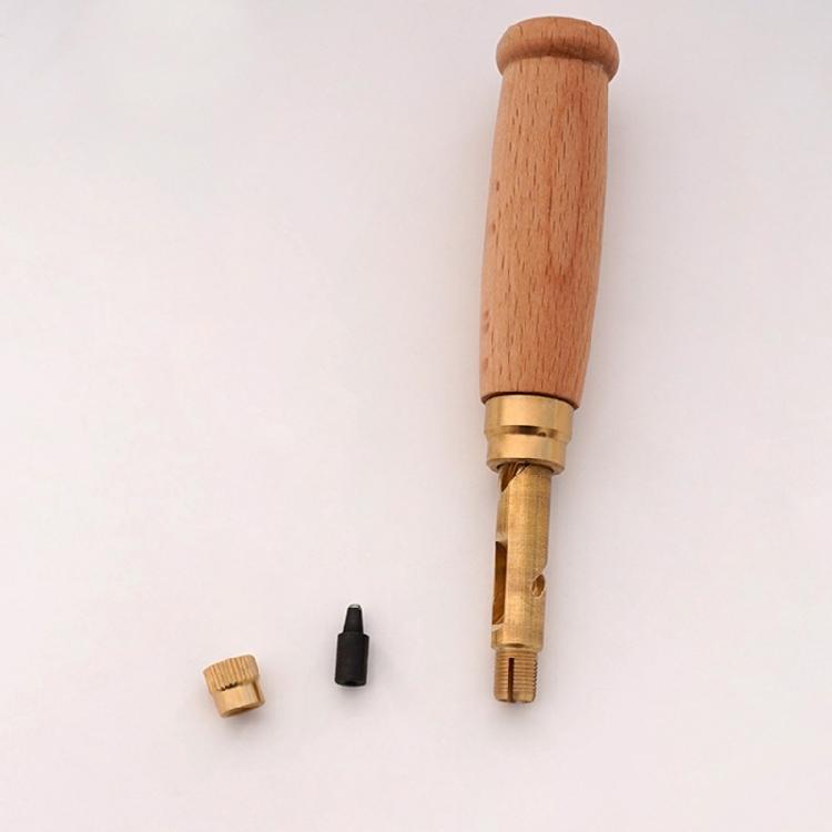 Läderhålslagare Praktisk Skruvhålslagare Pappershålslagare 6 Spetsar Storlekar 1.5mm-4mm Automatisk Hålslagare