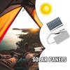 Waterproof Solar USB Charger Board - Portable, Ideal for Outdoor Travel and Camping, Compatible with Batteries, Flashlights, Fans Solar Exterminator