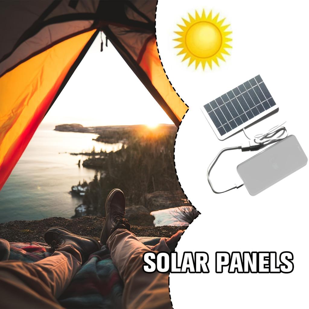 Waterproof Solar USB Charger Board - Portable, Ideal for Outdoor Travel and Camping, Compatible with Batteries, Flashlights, Fans Solar Exterminator