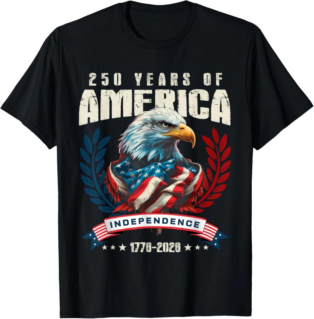 250 Jahre Amerika Jubiläum 250. Unabhängigkeitstag Unisex T-Shirt S - 5XL