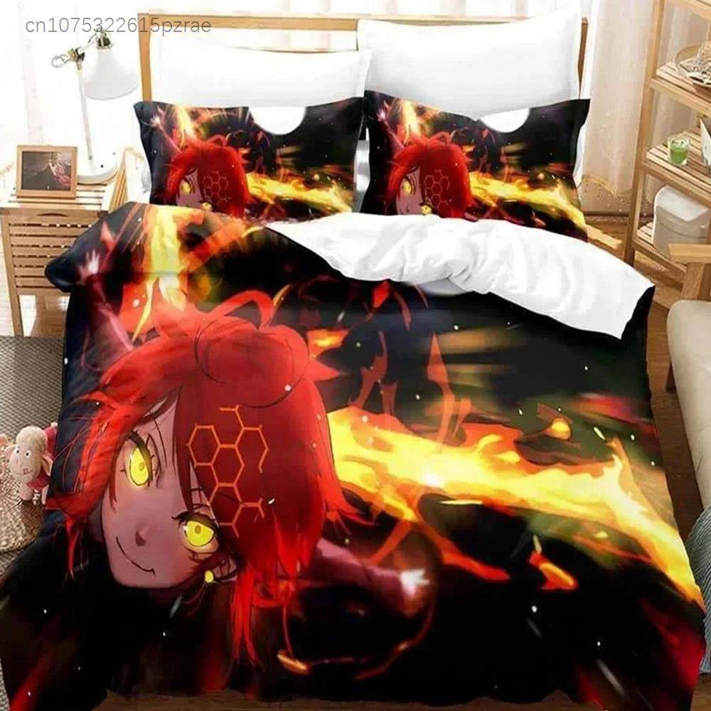 3D Print Anime Pixiv Fantasia T Bedding Set Printed Bed Set With Pillowcase Bed Duvet Cover Soft Queen King Size Bedclothes Home