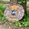 45.72cm Mittelalterliches Walhalla See Drache Authentischer Wikingerschild Geschenk Bereit für die Schlacht Wikingerschild