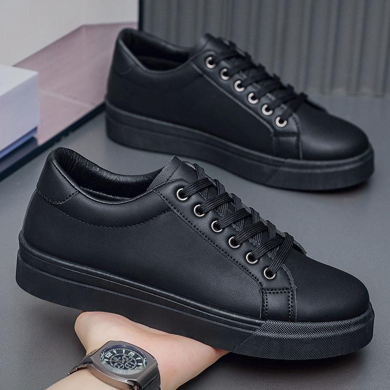 Autumn Men's Board Shoes Fashion Trend Small White Shoes Sports Casual Shoes Hundred Shoes Men Shoes Comfortable Breathable Resistant Walking Shoes