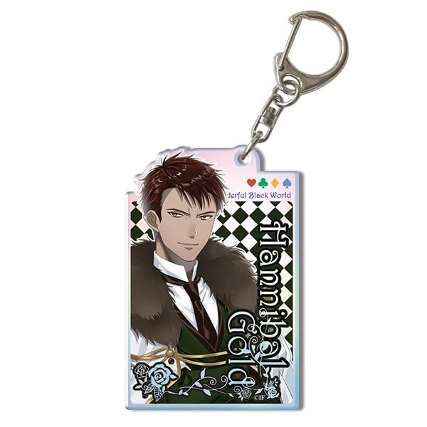 Alice In the Country of Spades Black Aurora Acrylic Keychain Hannibal Gold ~Wonderful World~ OKGA-S001-m07