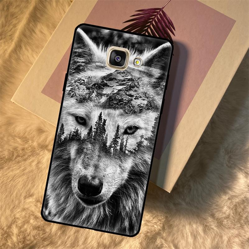Animal Lion Wolf Tiger Eagle Case For Samsung Galaxy J3 J5 J7 2017 J1 A3 A5 2016 A7 A9 J4 J6 A6 A8 Plus J8 2018 Cover