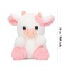 Pink Black Stuffed Cow Doll Strawberry Doll Strawberry Cow Stuffed Animal Cow Plush Toy  Room Decor
