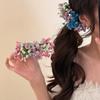 Fairy Starry Sky Flower Hiar Clip Sweet Bride Hair Accessories Vintage Thai Banana Clip  Female