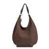 Sac à Bandoulière Hobo Froissé en Daim pour Femme avec Fermeture Éclair Grande Capacité Sac à Main Sac Décontracté Sac de Trajet et de Voyage Sacs à Main et Sac à Main