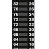 Temperature Strips LCD Environmental Sensor Sticker Temperature Monitoring Strip for Aquarium Refrigerator Freezer Fermenting