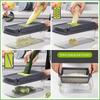 Vegetable Cutter Multifunctional Dicing Blades Slicer Shredder Fruit Peeler Potato Cheese Drain Grater Chopper Kitchen Tools 3