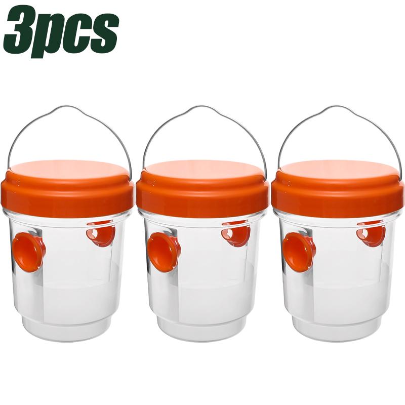 1/3pcs Hanging Hornets Trap Waterproof Wasp Traps Outdoor Garden Effective Fruit Flies Fly Wasps Insect Pest Control Tools