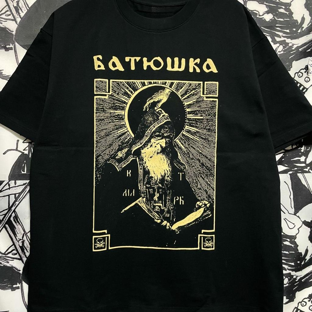 Polské bavlněné tričko s krátkým rukávem Black Metal BATUSHKA Kapela Čtyři roční období Vykreslit Nepodšité svrchní oblečení pro muže a ženy