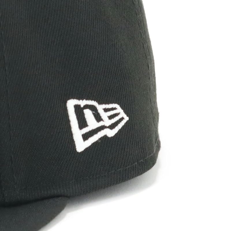 New Era (new era) new era cap 59FIFTY Plain color basic black/white 7 1/4 5950 BASIC BLK SWHI 25J