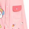 Kids Raincoat Waterproof Cute Pattern Lightweight Portable Children Hooded Rainwear for Girl Boy