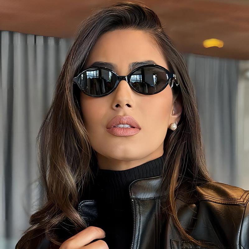 3PCS Women Oval Retro Glasses Y2K Leopard Small Frame Glasses New Fashion Simple Vintage Female Girls Eyewear