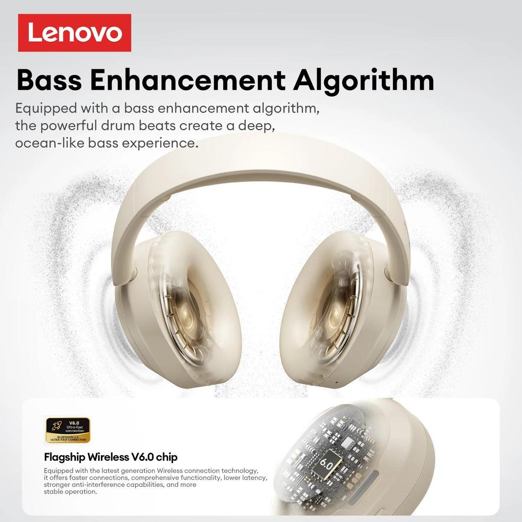 Origina Lenovo LE601 Gaming Headset Over-Ear Wireless Bluetooth 6.0 Headphones IMAX-level 360° Stereo Sound Long Endurance Foldable